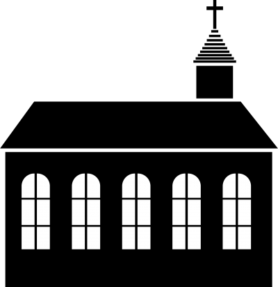 Church Clipart Hd 20 Png Images - Church Building Graphic (400x413), Png Download