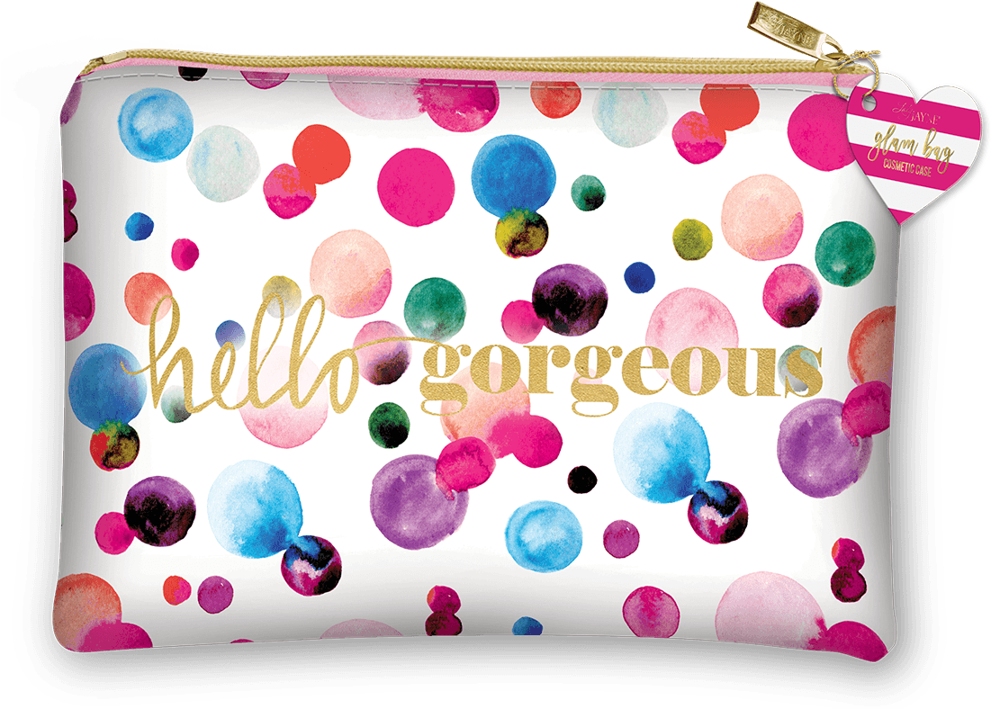 Gorgeous Dots Glam Bag - Lady Jayne Gorgeous Dots Cosmetic Toiletry Bag, Multi (1200x1200), Png Download