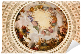 Capitol Building Rotunda Dome Ceiling Wall Mural • - Capitol Rotunda (400x400), Png Download