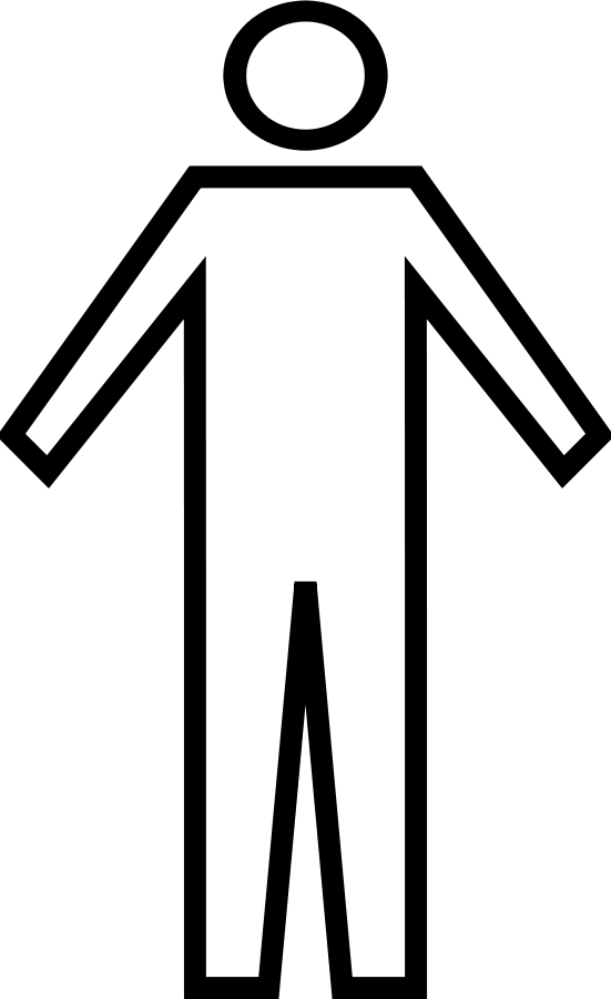 People Clip Art Free Free Clipart Images 2 2 Clipartcow - Man Symbol (551x900), Png Download