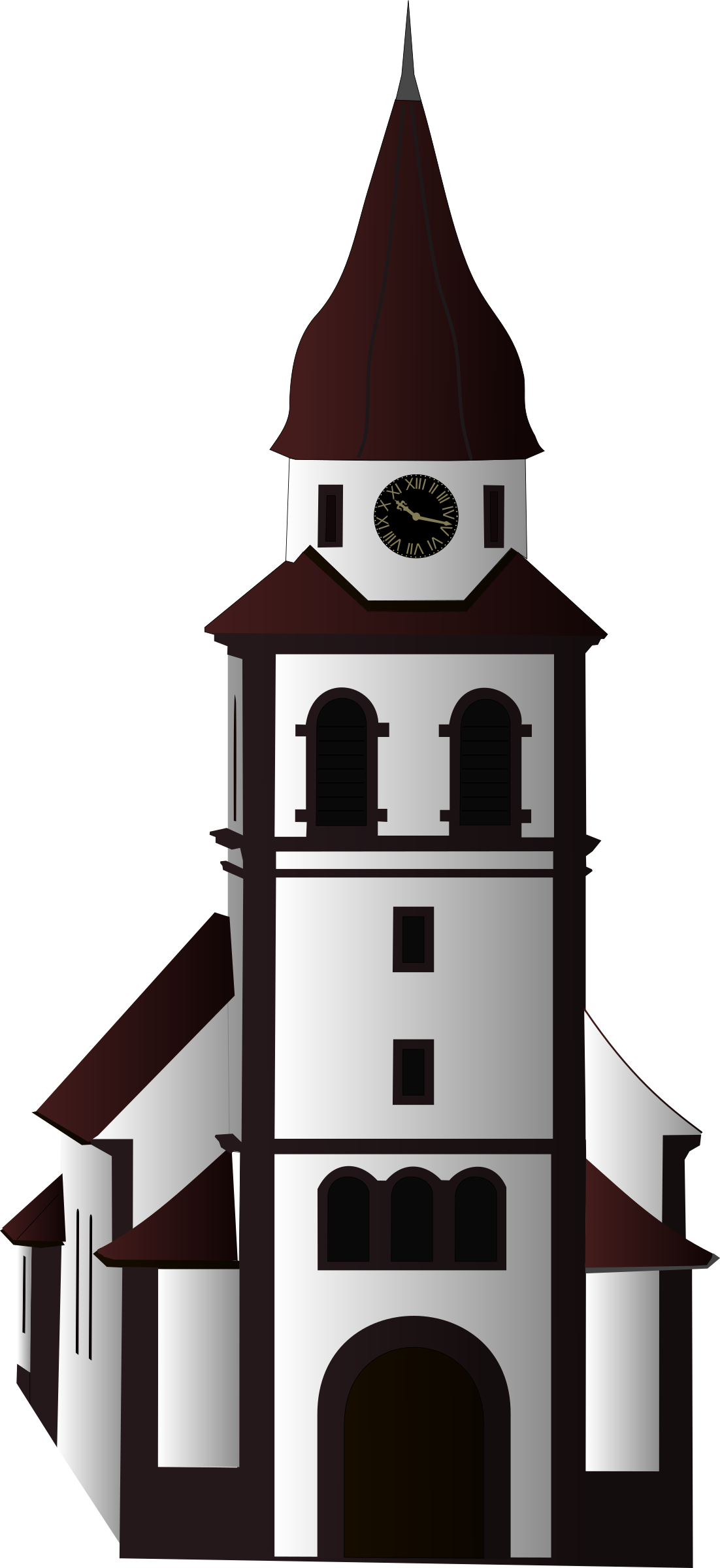 Small Petite Eglise Icons Png Free And - Small Church Clip Art (1102x2400), Png Download