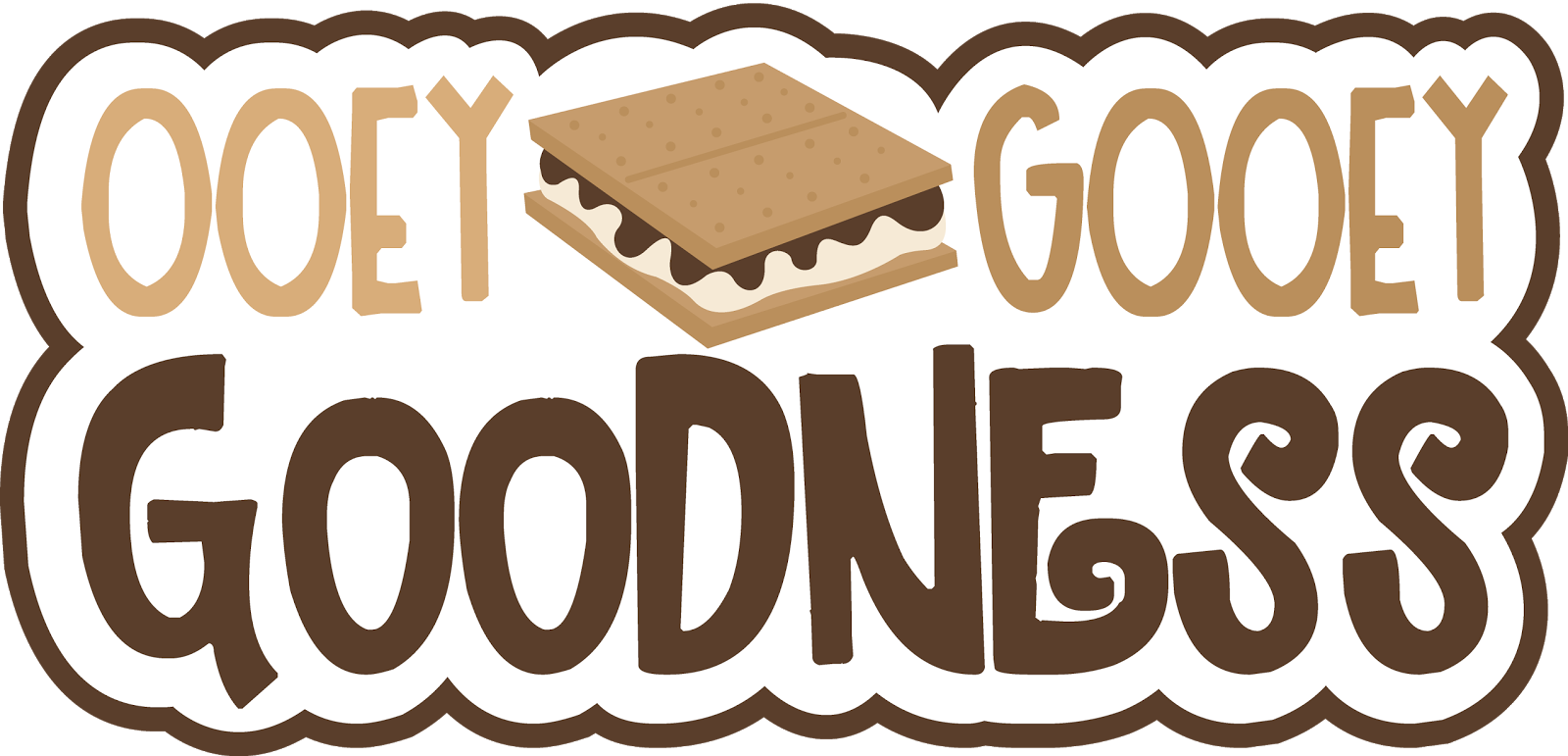 Smores Clip Art - Campfire S Mores Clip Art (1600x771), Png Download