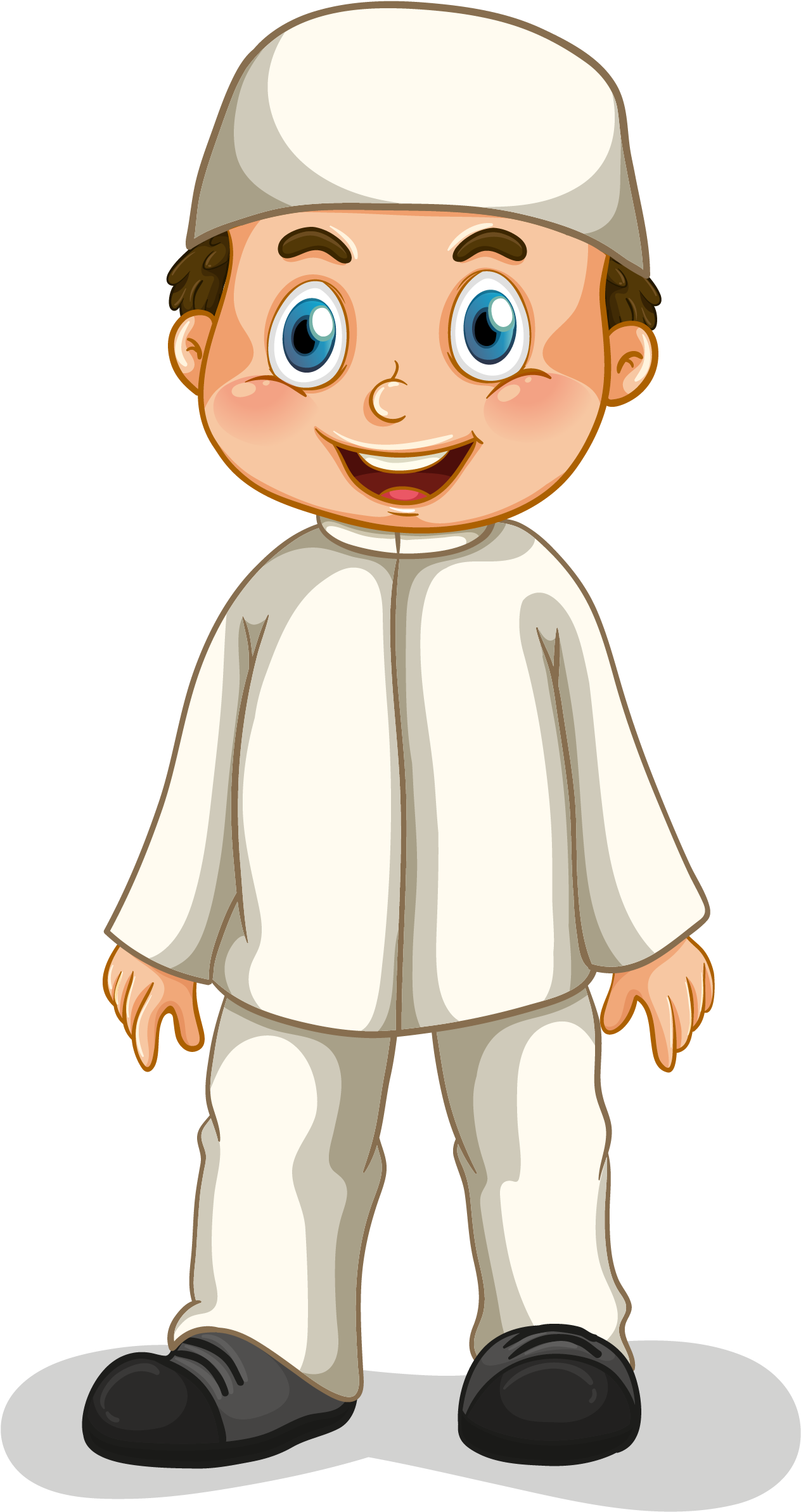 Muslim Family Clip Art - Muslim Boy Clipart Png (2024x2694), Png Download