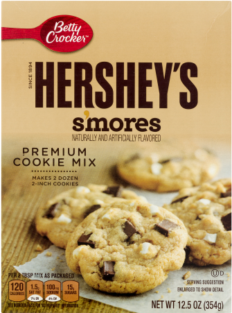 Betty Crocker Hershey's S'mores Cupcake Mix (450x450), Png Download