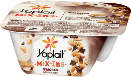 S'mores - Yoplait Mix Ins Cookies N Cream (433x433), Png Download