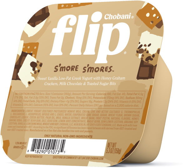 Chobani Flip S Mores (600x570), Png Download