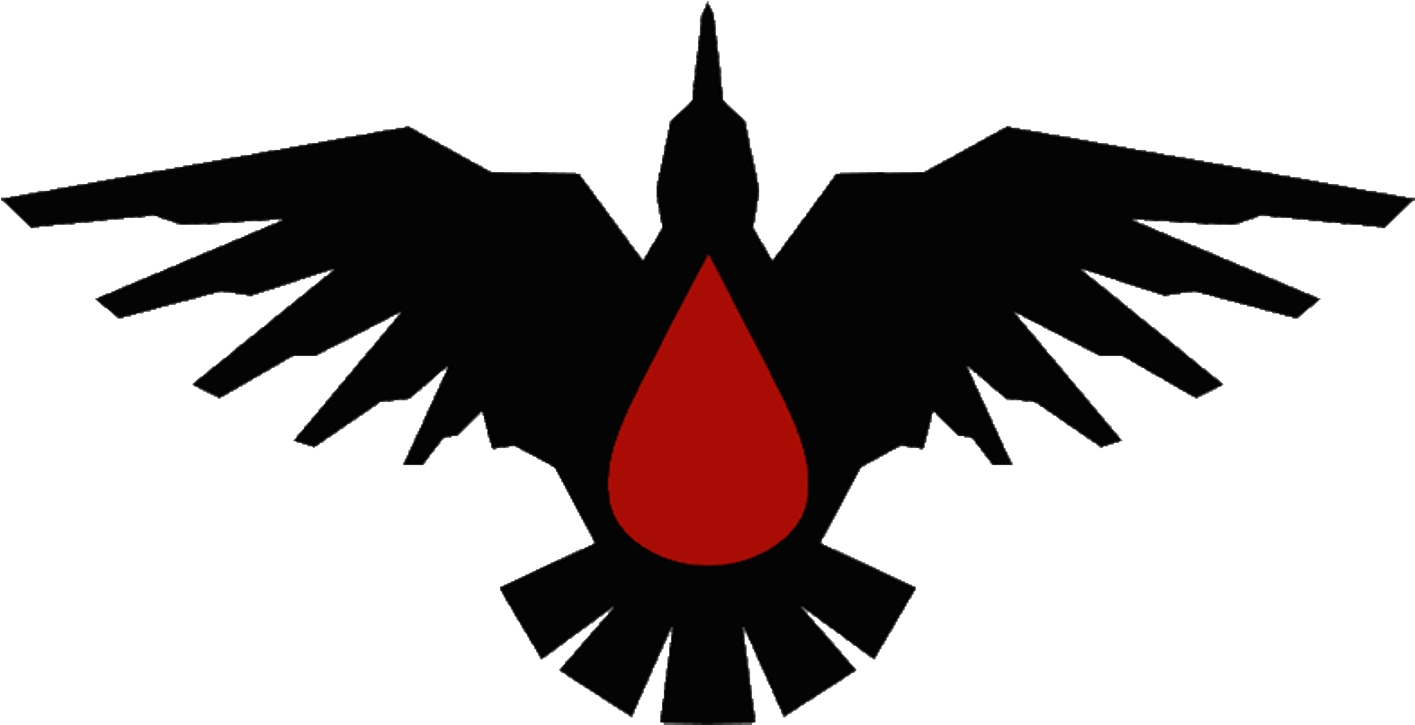 Ravens Logo Png For Kids - Warhammer 40k Blood Ravens Logo (1440x900), Png Download
