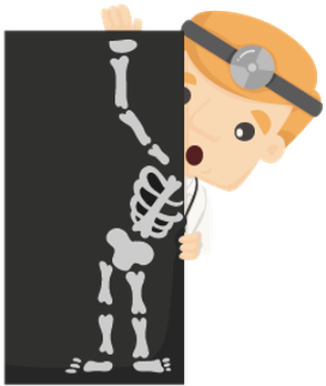 Free Stock Heat Clipart Ray - X Ray Clipart Transparent (362x399), Png Download