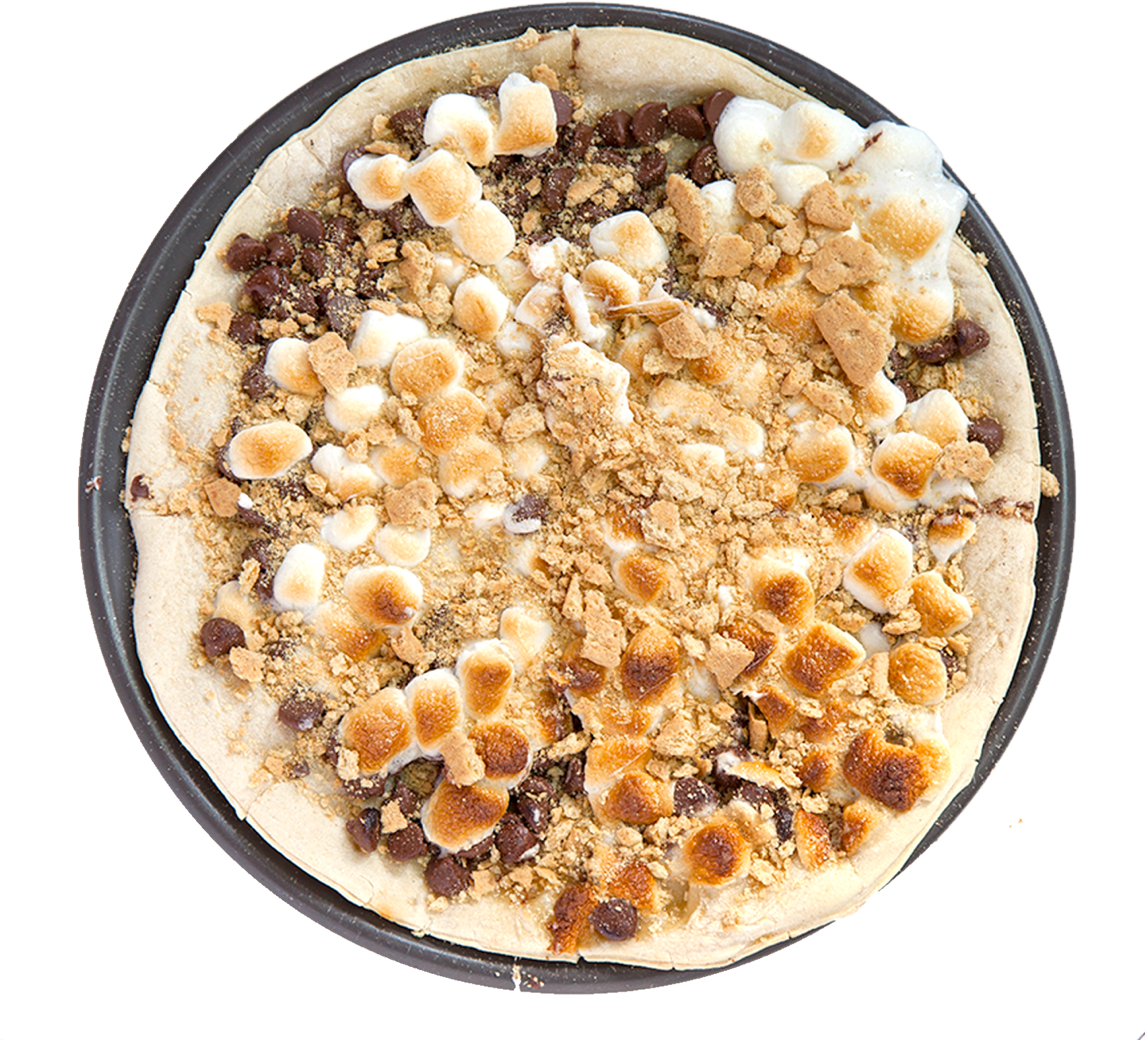 S'mores Pizza - Food (1438x1410), Png Download