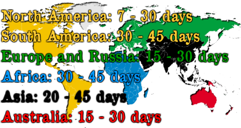 Please Allow Between 15-45 Days For Your Order To Arrive - Poster: World Map- Watercolor Beauty, 61x91cm. Poster (479x254), Png Download