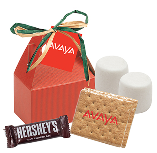 Custom Mini Gable Box W/ S'more Kit (500x500), Png Download