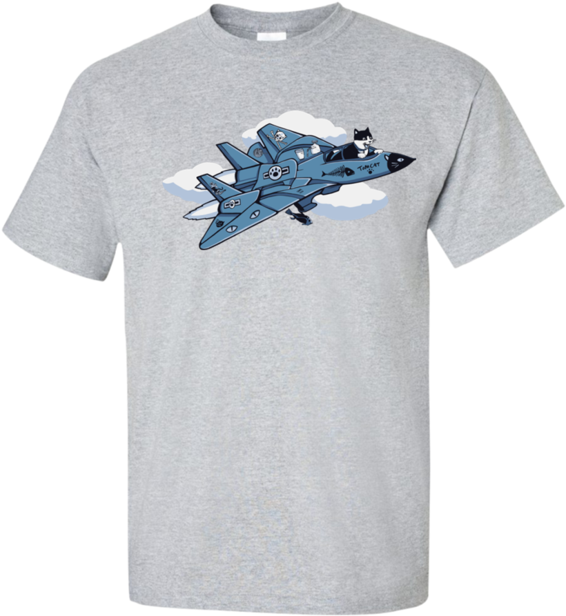 Tom Cat T- Shirt - Yellowfin Tuna T Shirt (900x900), Png Download