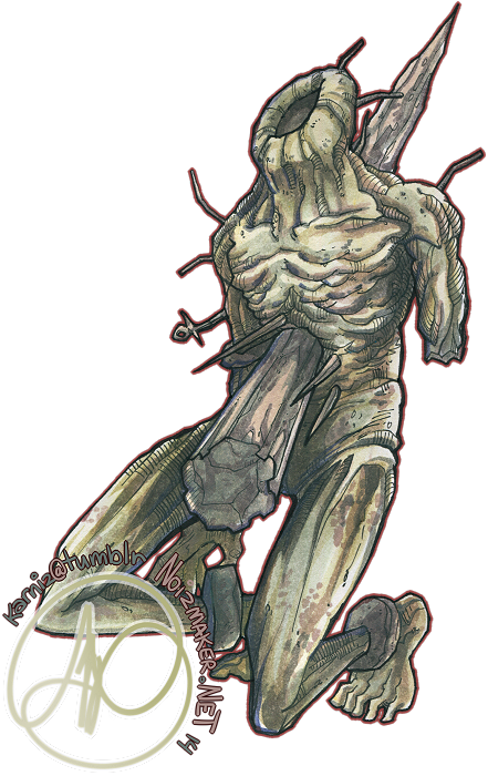 Dark Souls 2 Boss Rush Mode 1/31 The Last Giant Here's - Boss Dark Souls Png (441x700), Png Download