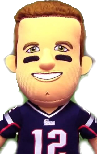Tom Brady - Tom Brady Super Mario Logan (313x503), Png Download