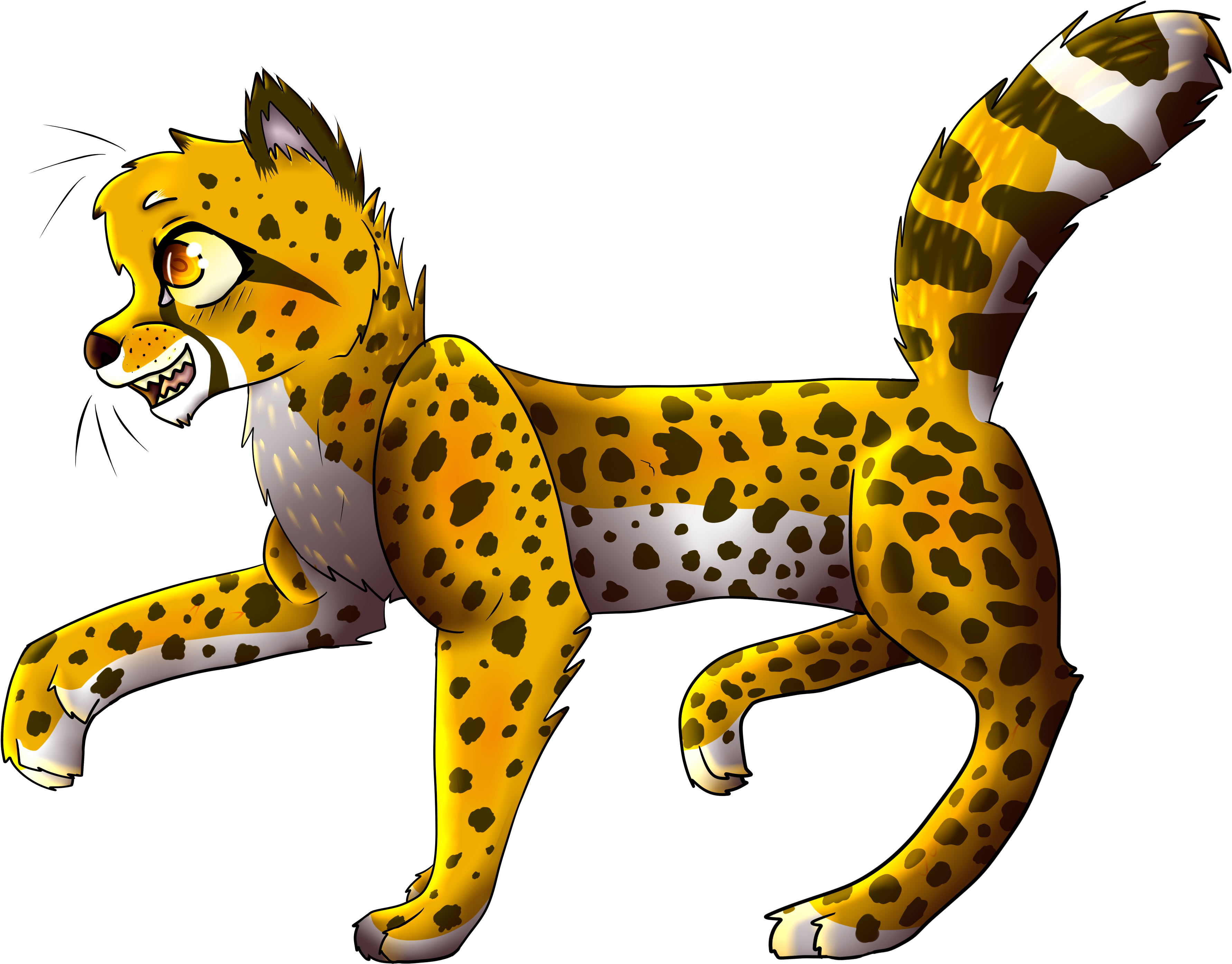 Image - Cheetah Png Clipart (3750x3000), Png Download