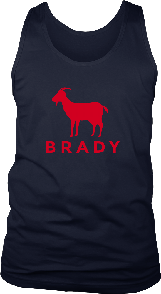 Goat Tom Brady Men's Tank - 6 3 1 2 Baseball Shirt (1000x1000), Png Download