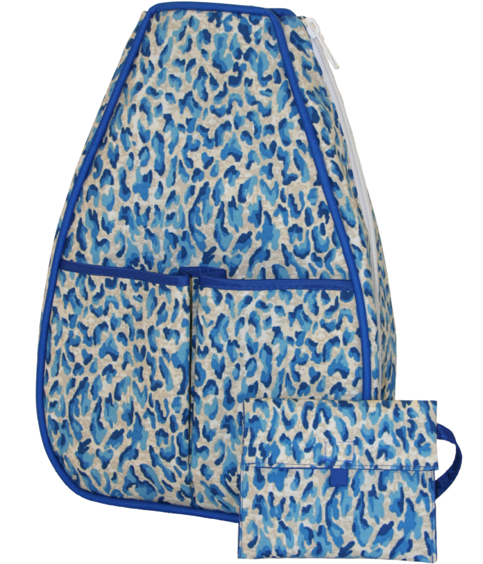 Sophi Backpack - Blue Cheetah - Duralee Fabric Dp61588 563 Lapis (700x877), Png Download