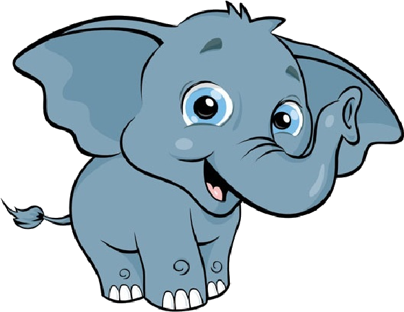 Picture Freeuse Stock Cartoon Pictures - Cute Elephant Clipart (600x600), Png Download
