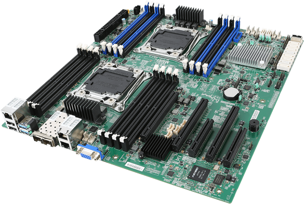 Motherboard Png Photos - Intel Server Board S7200ap (1024x819), Png Download