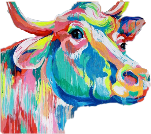 Pinturas Abstractas En Lienzo (494x439), Png Download