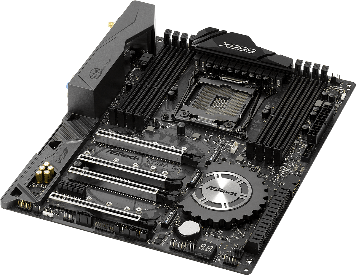 Motherboard Png Transparent Hd Photo - Asrock X299 Taichi Intel X299 Motherboard (1200x1000), Png Download