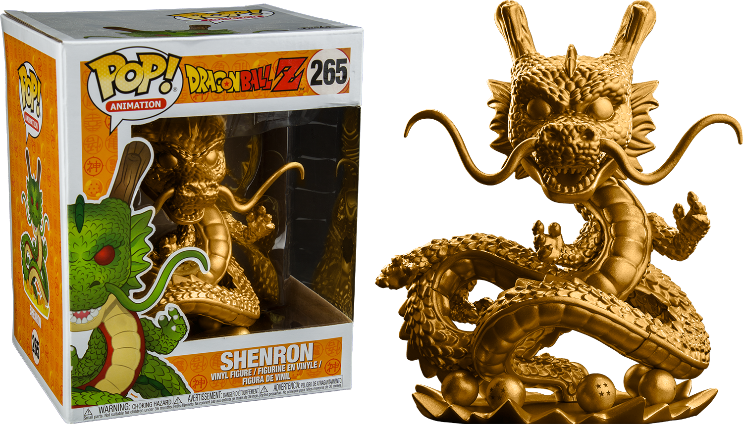 Dragon - Funko Pop Shenron Gold (1500x857), Png Download