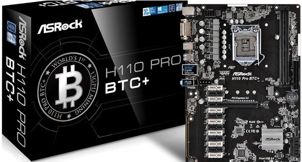 Asrock H110 Pro Btc+ Review (600x315), Png Download