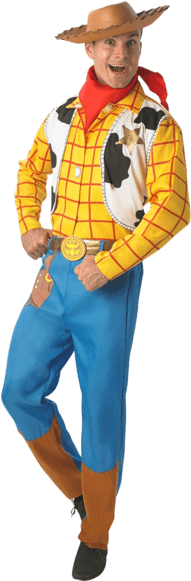 Woody From Toy Story Adults Cowboy Costume The Disney - Toy Story Woody Costume (366x580), Png Download