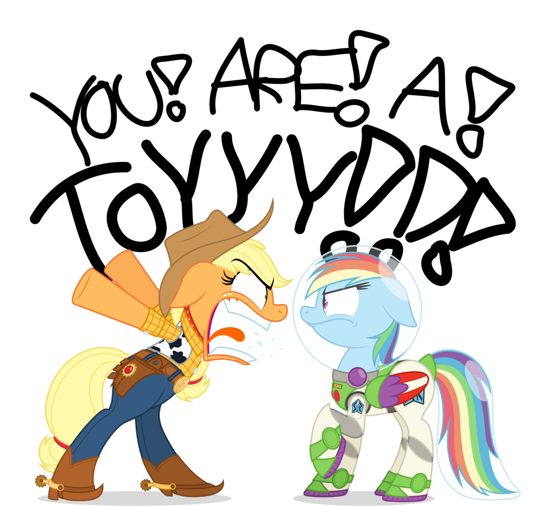 Absurd Res, Applejack, Artist - Mlp You Are A Toy (1095x1024), Png Download