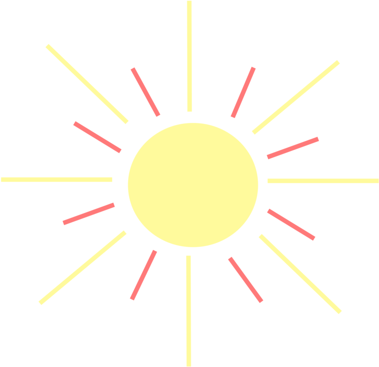 Drawing Sunlight Cartoon Ray - Clip Art (750x750), Png Download