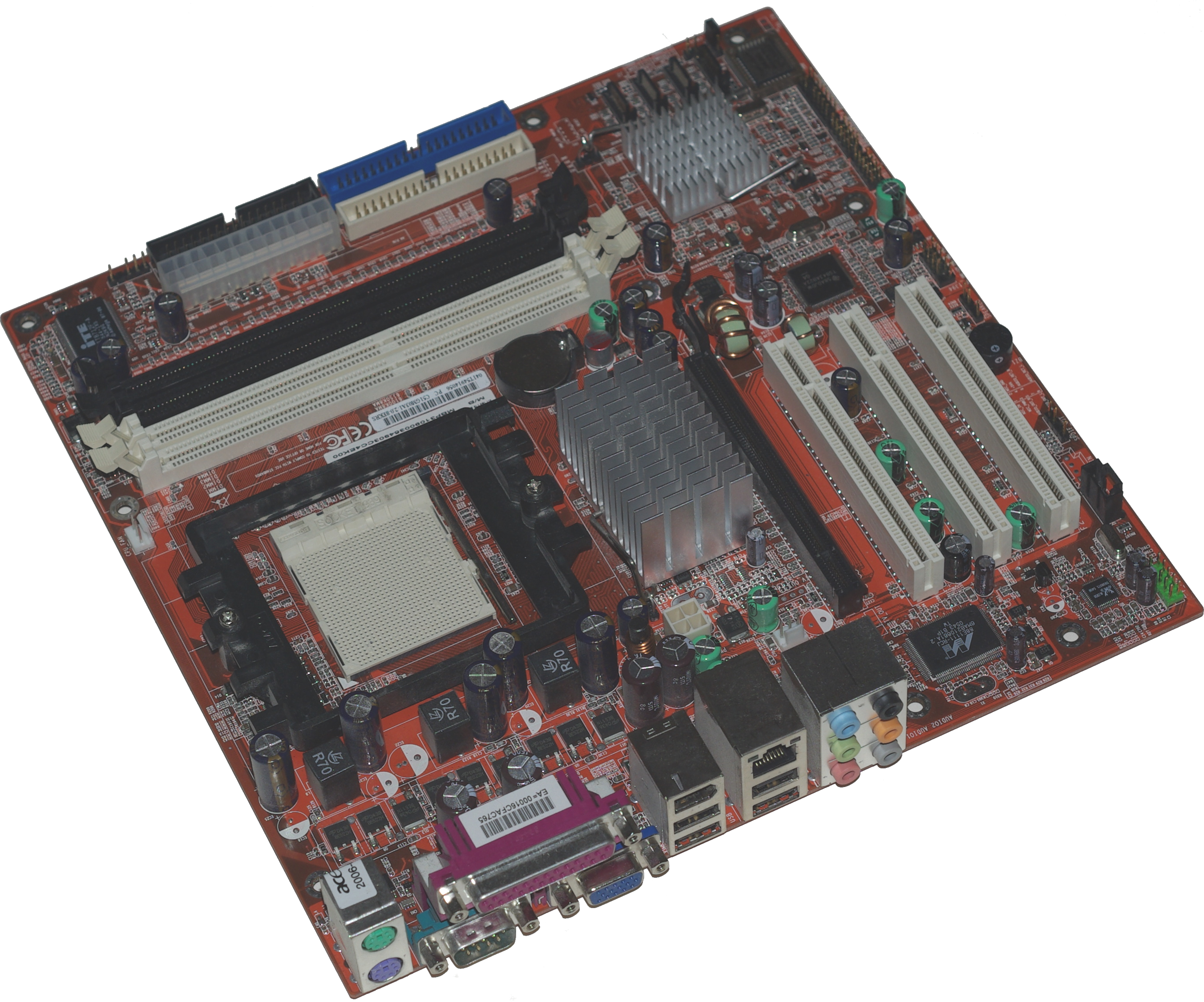Motherboard - Real Time Clock Motherboard (2706x2252), Png Download