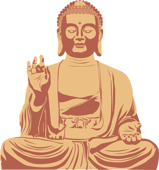 Mindfulness Mouse Pad - Joy Love Wisdom Buddha / Buddhist (671x720), Png Download