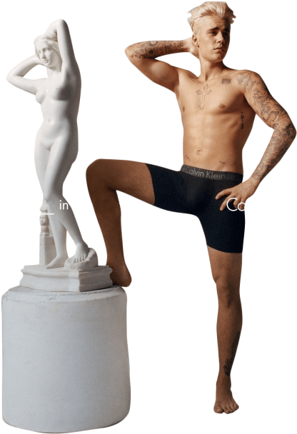 Free Png Justin Bieber And Calvin Klein Png Images - Justin Bieber Calvin Klein (480x720), Png Download
