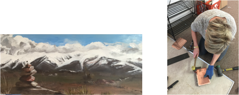 Using The Buddha Board, I Will Write Myself A Message - Work Of Art (783x314), Png Download
