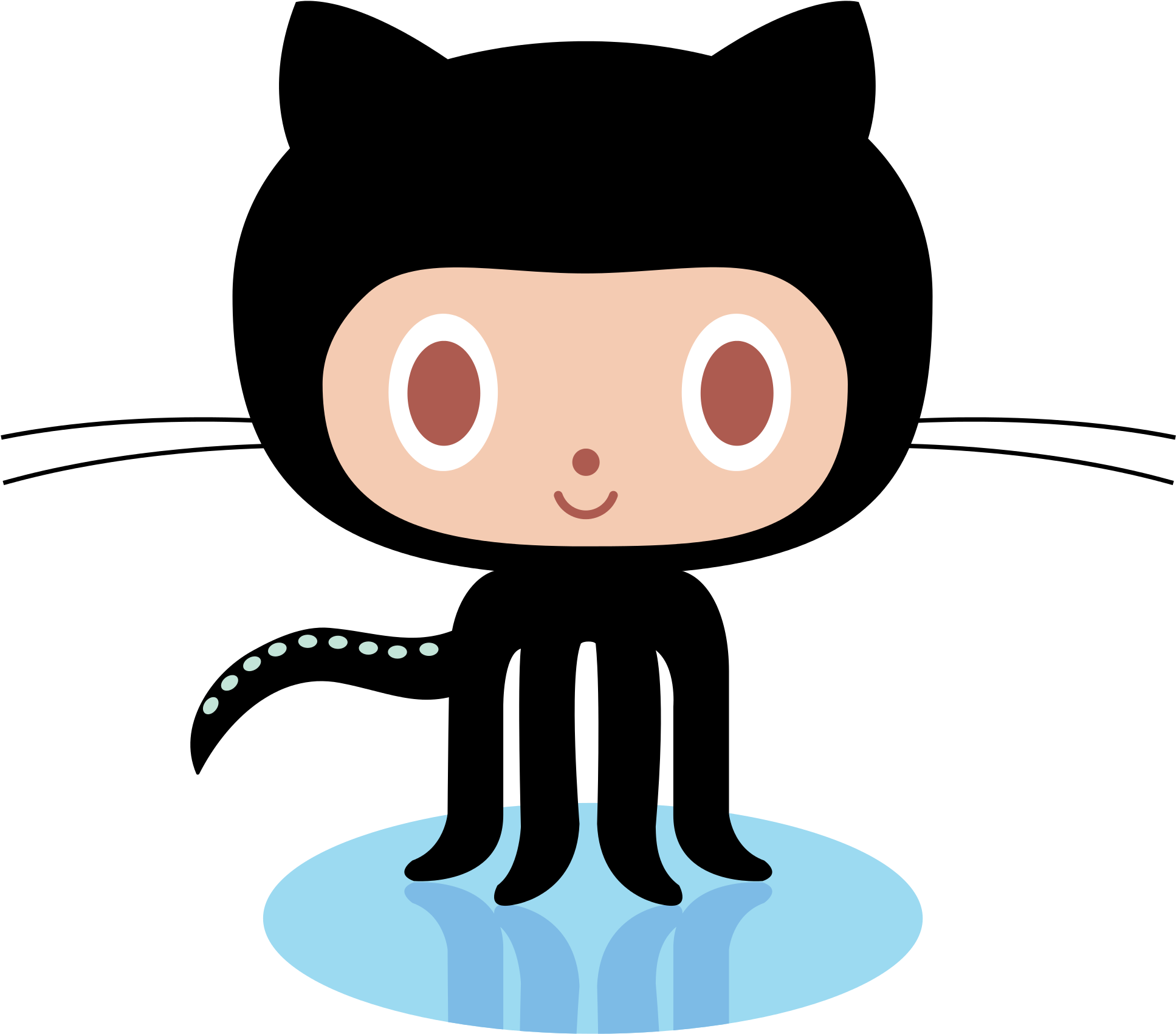 Github Octocat Logo Png Transparent - Github Octocat (800x600), Png Download