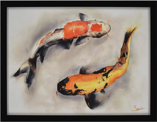 Koi - Art (550x550), Png Download