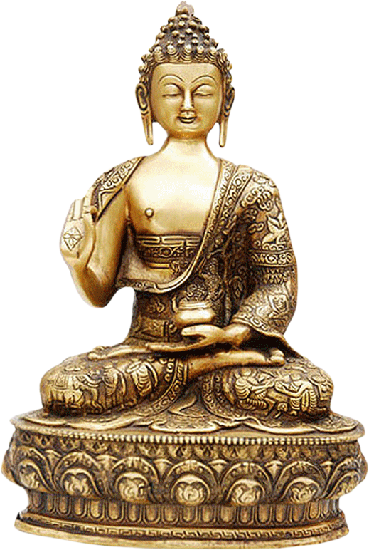 Gautama Buddha Png - Buddha Small Statue Png (519x772), Png Download