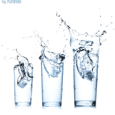 Splash Glasses Psd80786 - Water (400x398), Png Download