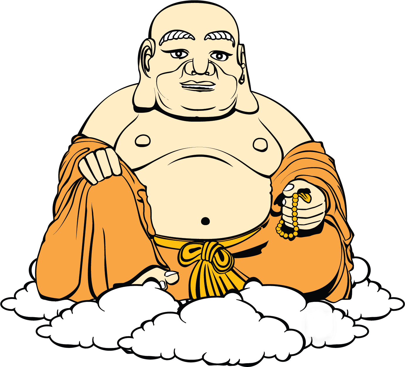 Free Big Buddha Clip Art - Free Clip Art Buddha (1379x1290), Png Download