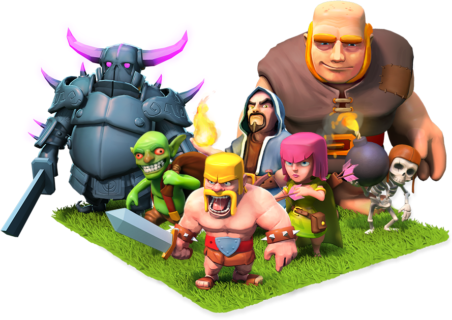 Clash Of Clans Png Picture - Clash Of Clans Troops Png (995x649), Png Download