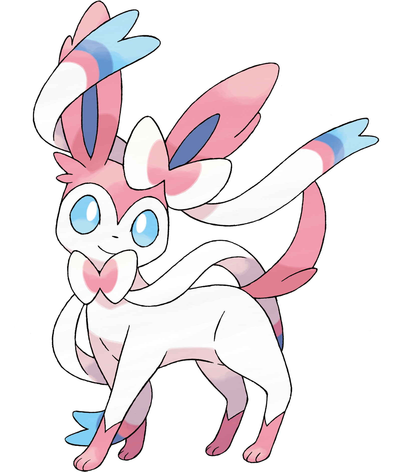 Pokemon Sylveon Png (1595x2000), Png Download
