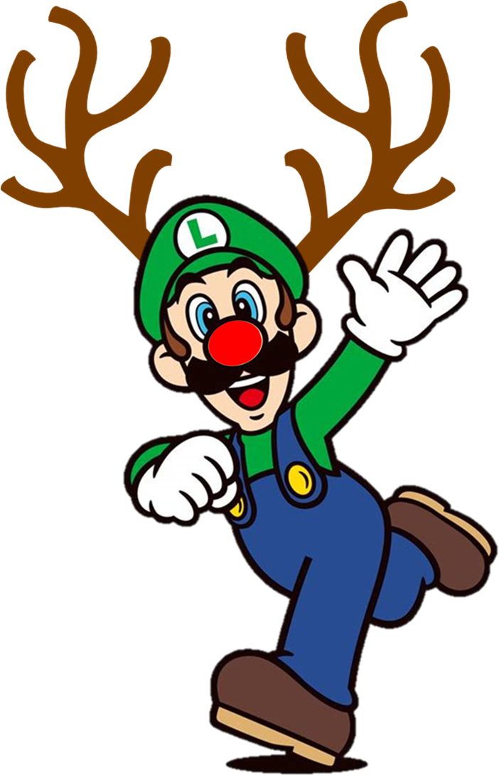 12/21/2017 11 - 59 Am - Super Mario World Artwork Luigi (746x1117), Png Download