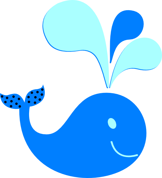 Original Png Clip Art File Polka Dot Whale Svg Images (540x594), Png Download