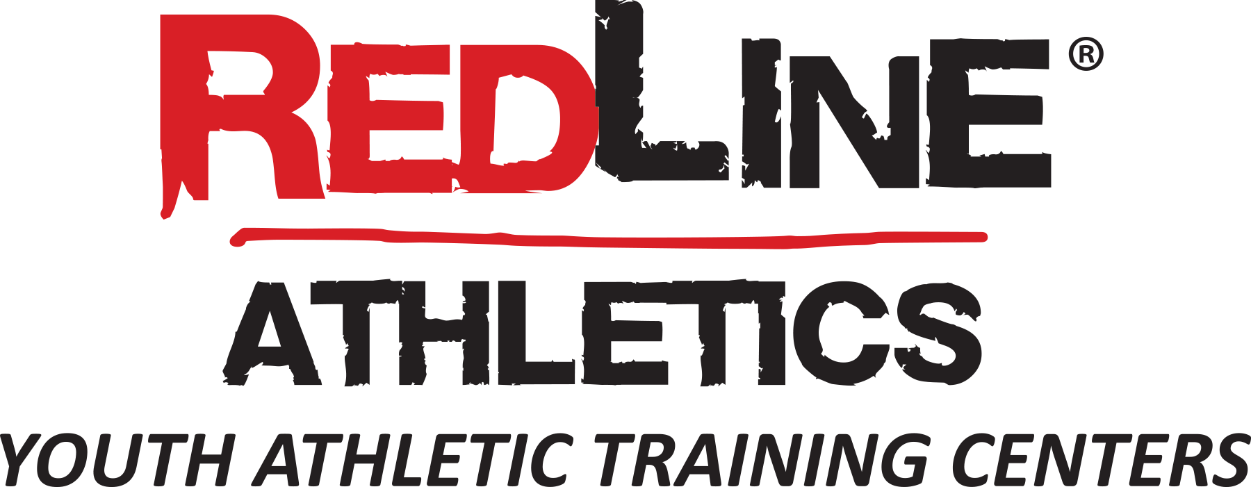Redline Athletics - Longmont, Co - Redline Athletics Logo (1800x701), Png Download