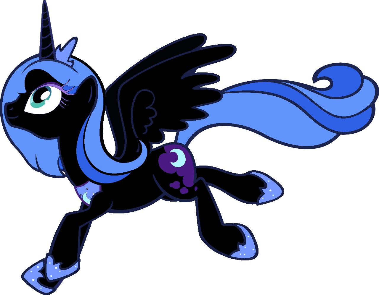 Princess Luna Princess Celestia Twilight Sparkle Mammal - Princess Luna (1280x998), Png Download