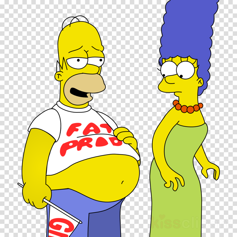 Homero Marge Png Clipart Homer Simpson Marge Simpson - Homer Simpson (900x900), Png Download