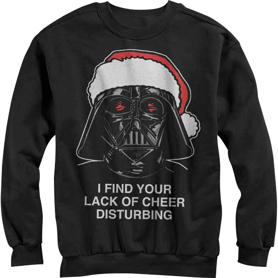Darth Claus Fleece Sweatshirt (572x572), Png Download