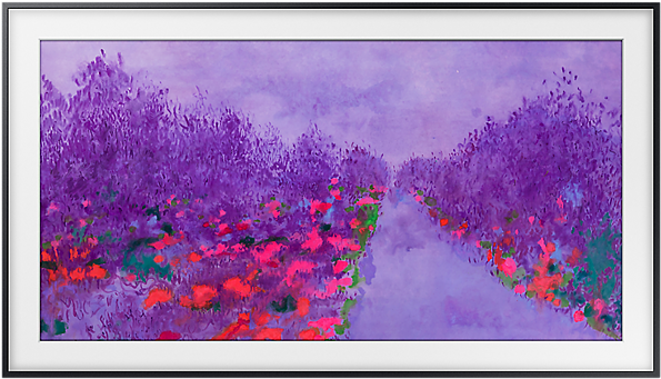 Samsung 55-inch The Frame Premium 4k Uhd Smart Tv - Samsung 55 Class The Frame Premium 4k Uhd Tv (650x498), Png Download