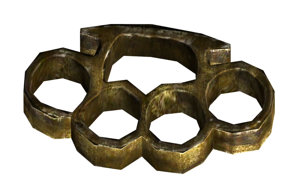 The Vault Fallout Wiki - Fallout Brass Knuckles (1200x771), Png Download