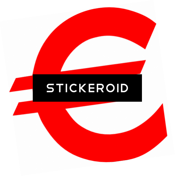 Euro Sign - Circle (577x578), Png Download
